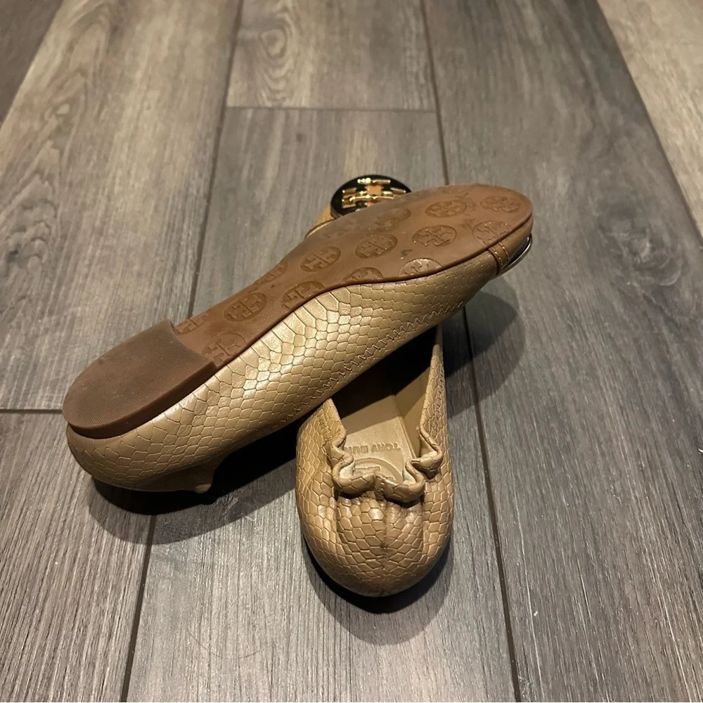 Tory Burch Tan Ballet Flats